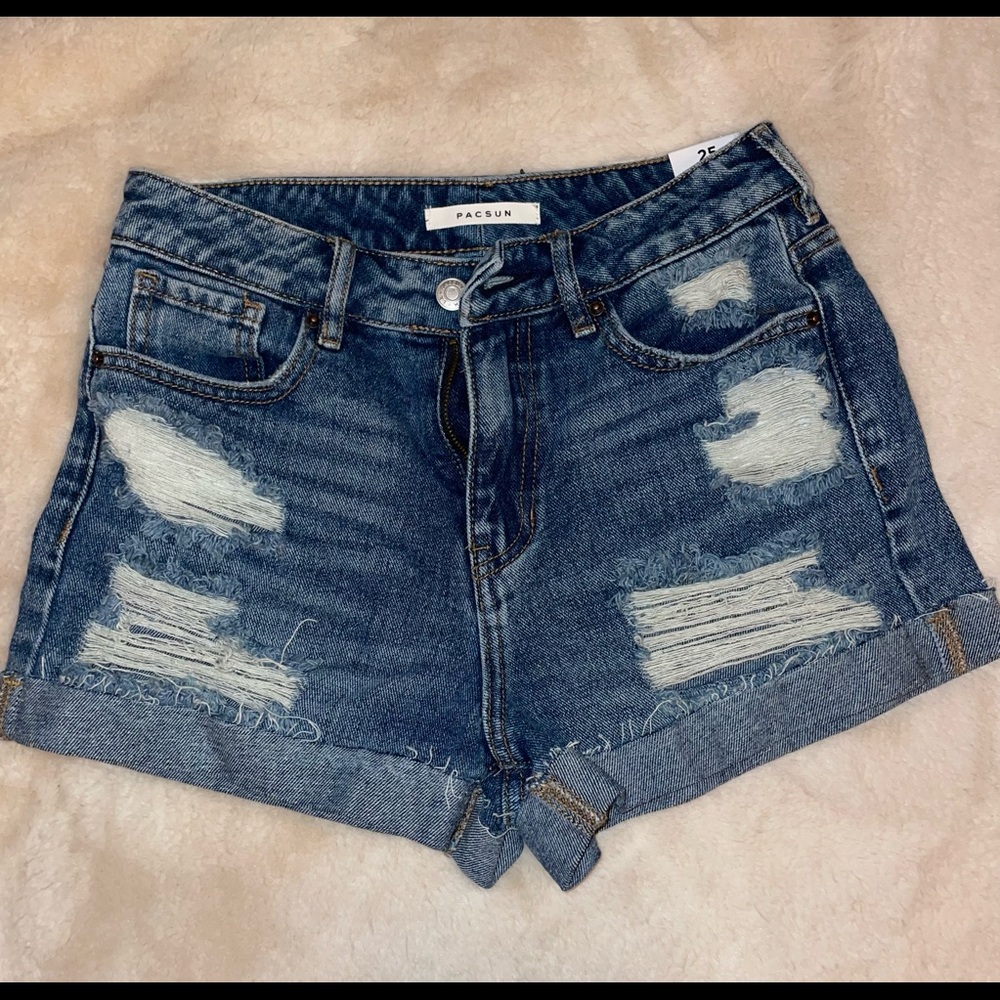 Brand new with tags, pacsun jean shorts size 25